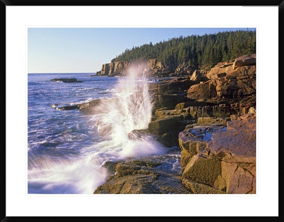 Atlantic Coast Near Thunder Hole, Acadia National Park, Maine, 38"x30"