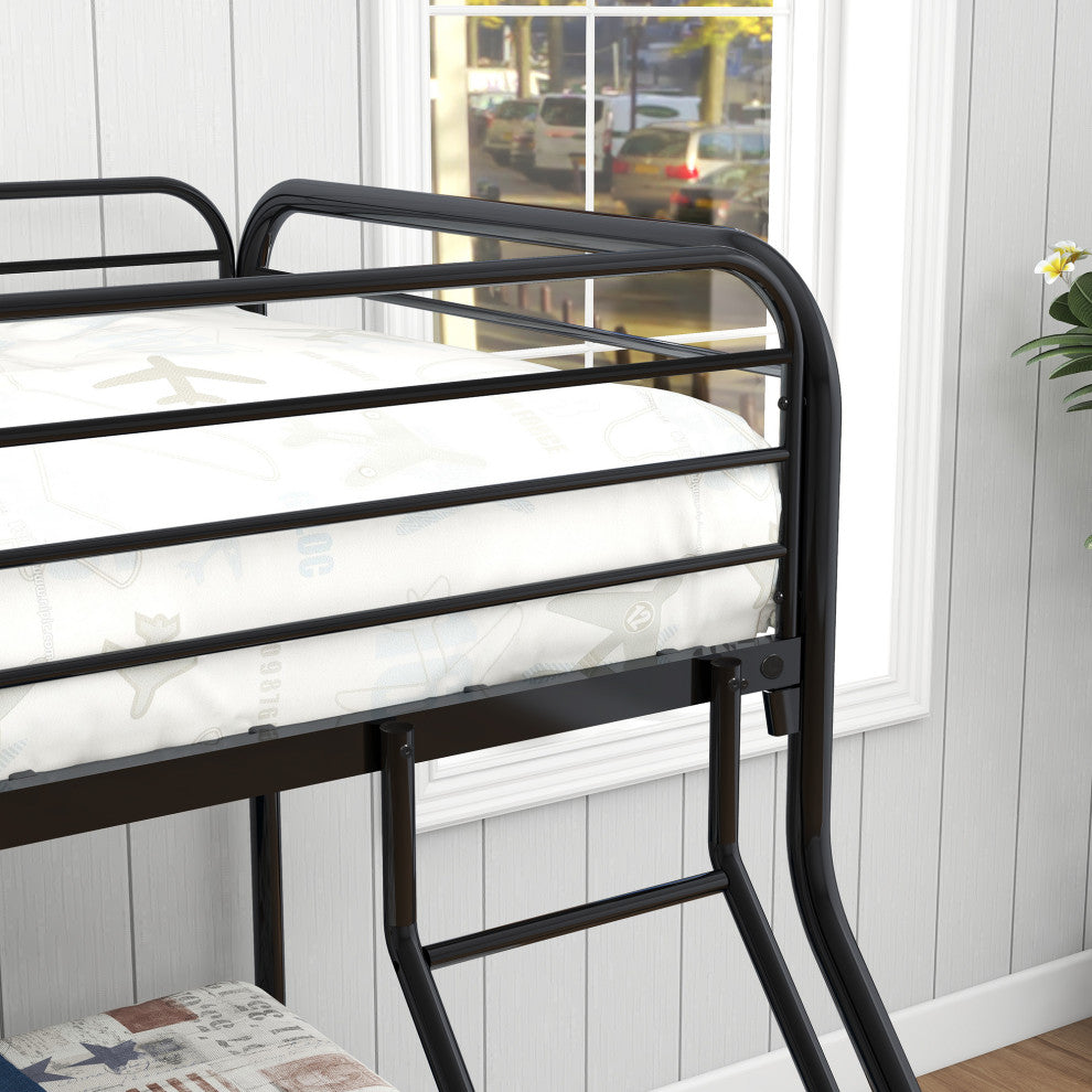 Gewnee Heavy Duty Twin-Over-Full Metal Bunk Bed