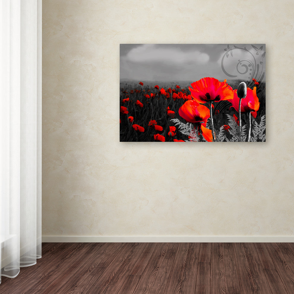 Tina Lavoie 'Rainy Day Symphony' Canvas Art, 30" x 47"