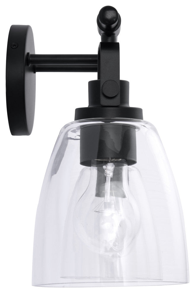 Modern Farmhouse Black 2-Light Vanity Light Wall Sconces