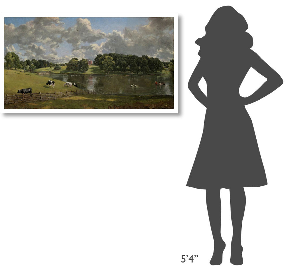 "Wivenhoe Park, Essex, 1816" Digital Paper Print by John Constable, 46"x26"