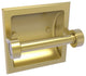 Continental Recessed Toilet Tissue Holder, Satin Brass