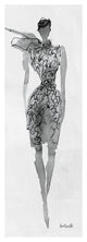 "Fashion Sketchbook VIII" Digital Paper Print by Anne Tavoletti, 26"x74"