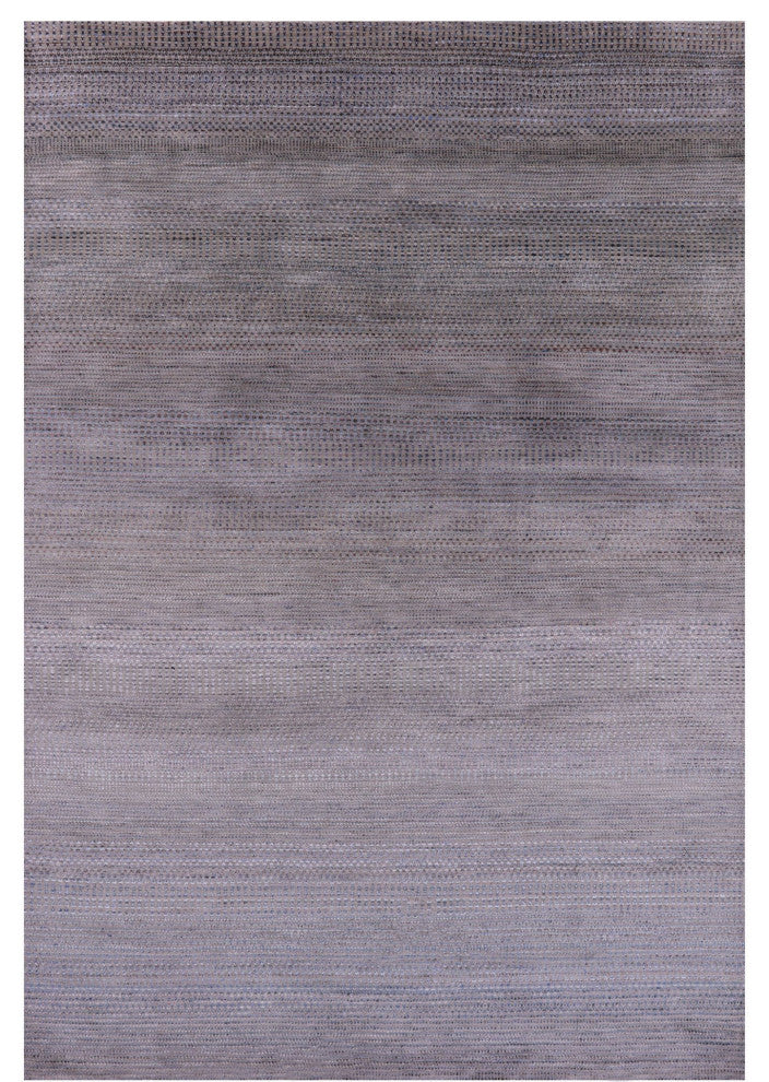 6' 2" X 8' 11" Wool and Silk Handmade Savannah Grass Rug Q11924