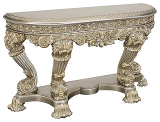 Acme Danae Sofa Table Champagne and Gold Finish