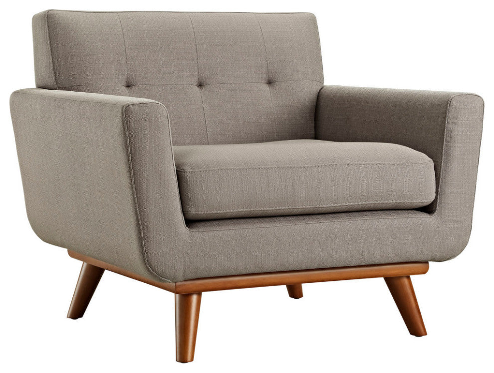 Modern Granite Engage Upholstered Armchair
