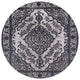 Ahgly Company Indoor Round Mid-Century Modern Area Rugs, 6' Round