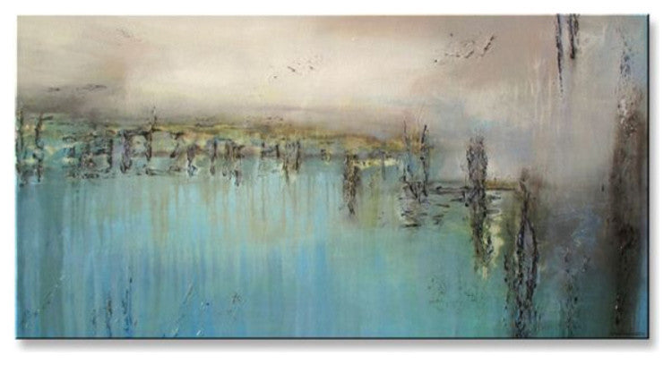 Contemporary Modern Painting Limited Edition Fine Art Giclee 60"x30"