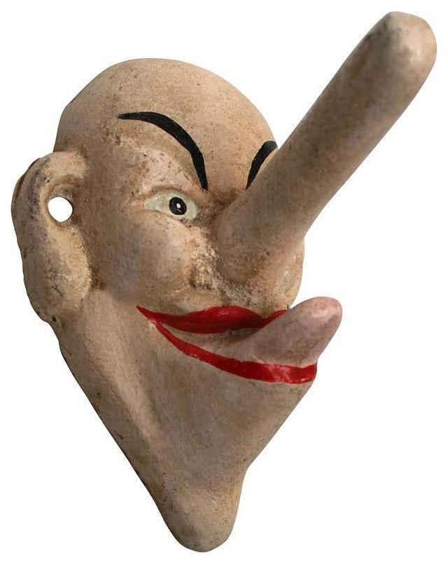 Vintage Big Nose Cast Iron Hook