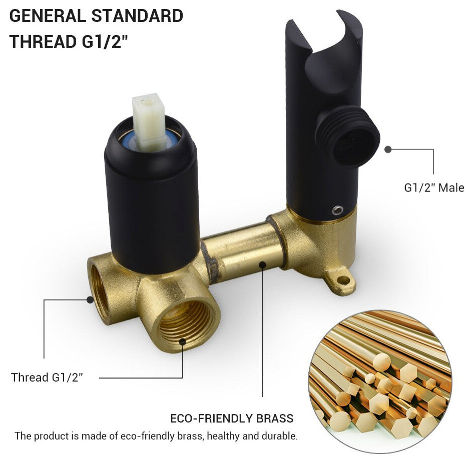Wasser™ Brass Handheld Toilet Spray, Brushed Gold