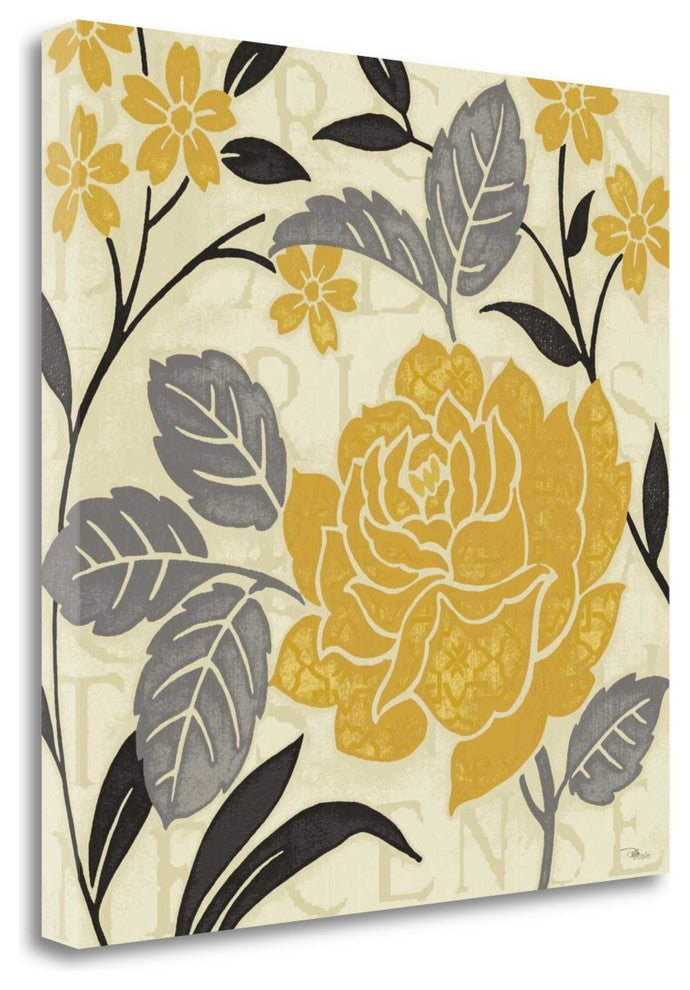"Perfect Petals II Yellow" By Pela Studio, Giclee Print on Gallery Wrap Canvas