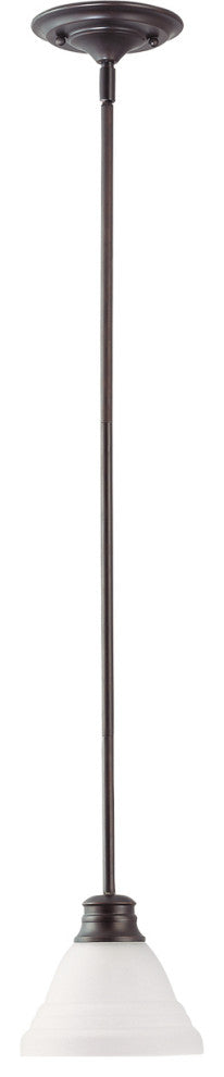 Empire 1 Light 7" Mini Pendant in Mahogany Bronze