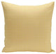 Geometric Decorative Pillow, Lemon White, 18"x18"