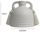 Adonis Ceramic Vase, White