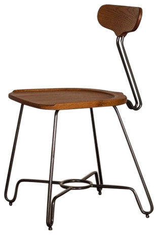 Troy Fumed Oak Dining Chair