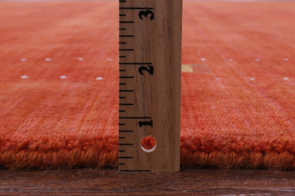 8' 0" X 10' 0" Persian Gabbeh Handmade Wool Rug - Q15104