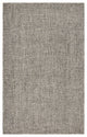 9" x 12" Gray Interwoven Maze Area Rug