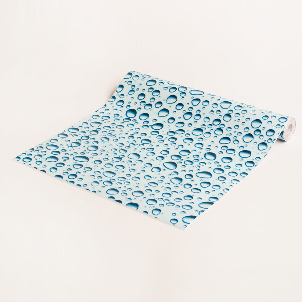 Crystal Water Drops - Vinyl Self-Adhesive Wallpaper Prepasted Wall Decor (Roll)