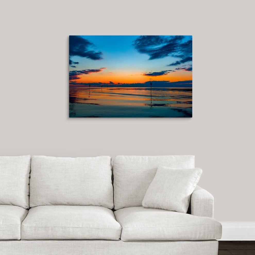 "Rock Harbor" Wrapped Canvas Art Print, 36"x24"x1.5"