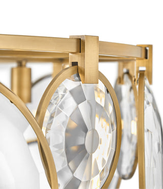 Fredrick Ramond FR31263 Nala 5 Light 22"W Pendant / Semi-Flush - Heritage Brass