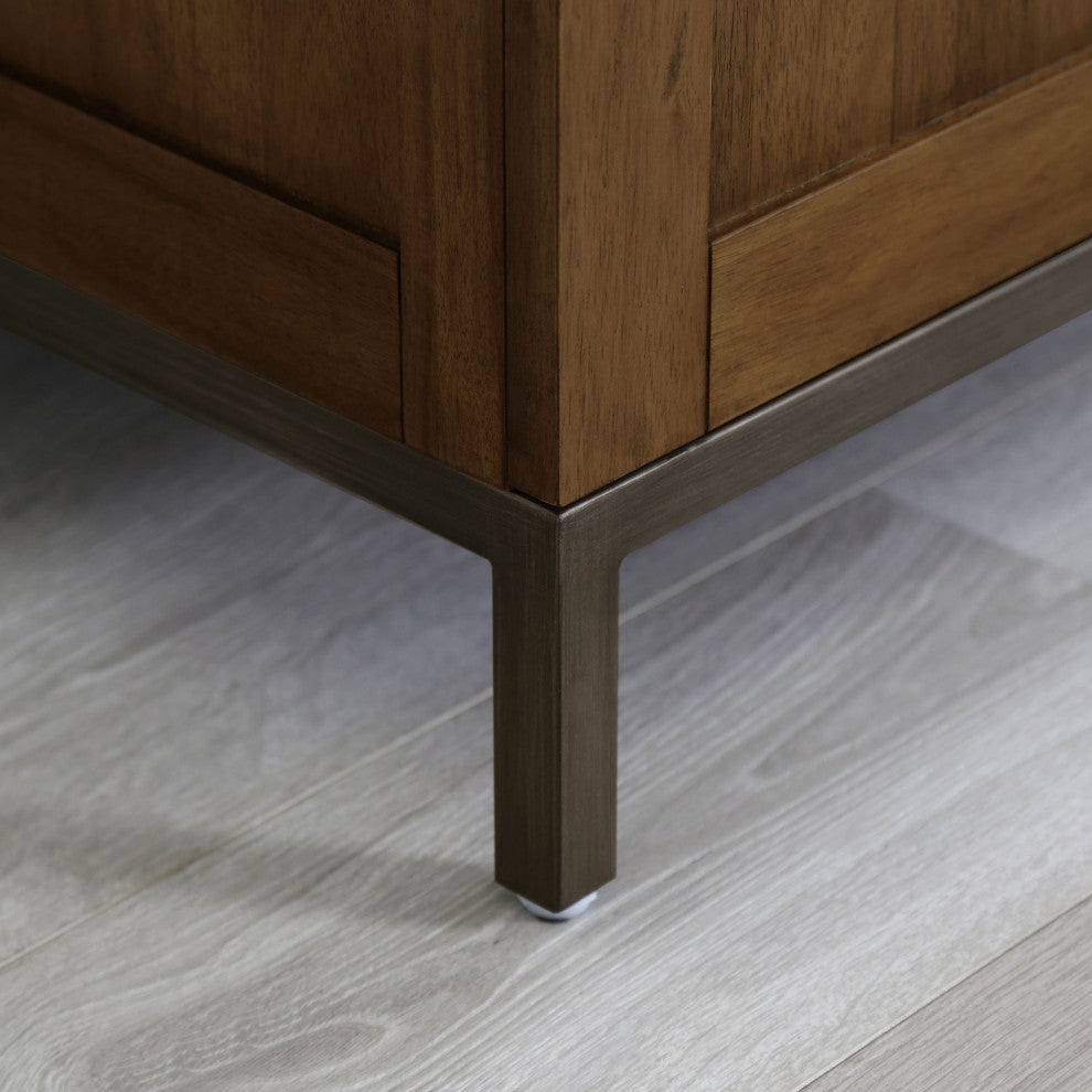 Liberty Wood Media Console, Walnut Brown