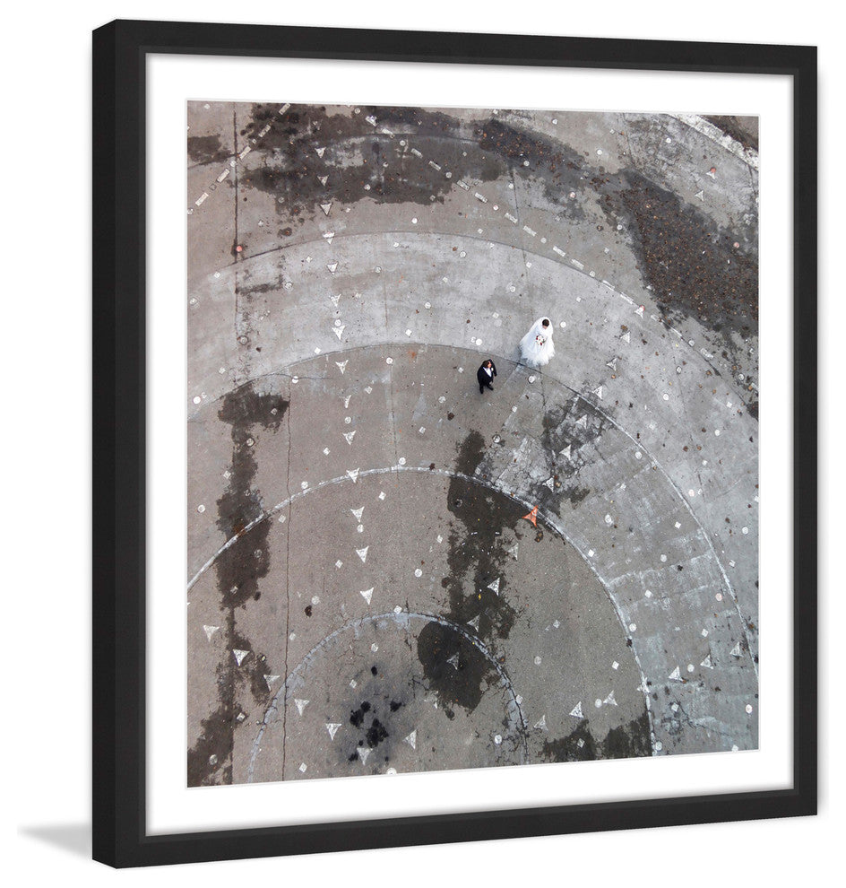 "Just Married" Framed Painting Print by Karolis Janulis