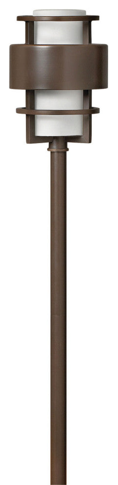 Hinkley Lighting 1579-LL Saturn 12V LED Center Mount Path Light - Metro Bronze