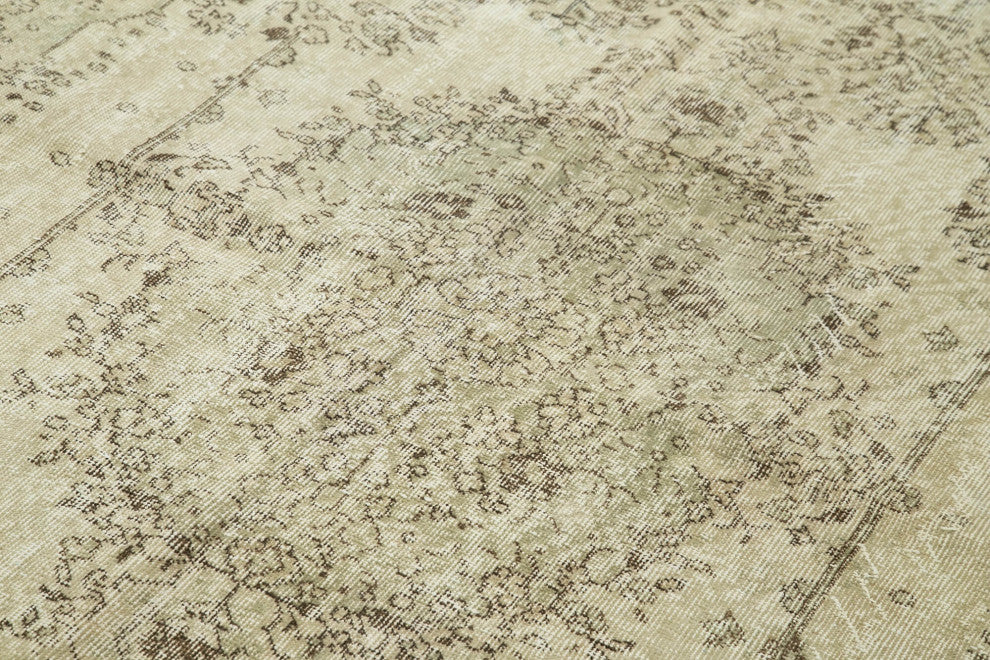 Rug N Carpet - Hand-knotted Turkish 5' 4" x 9' 3" Antique Vintage Rug