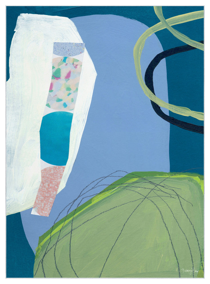 Pool Geometric Art Area Rug, 7.5'x10.3'