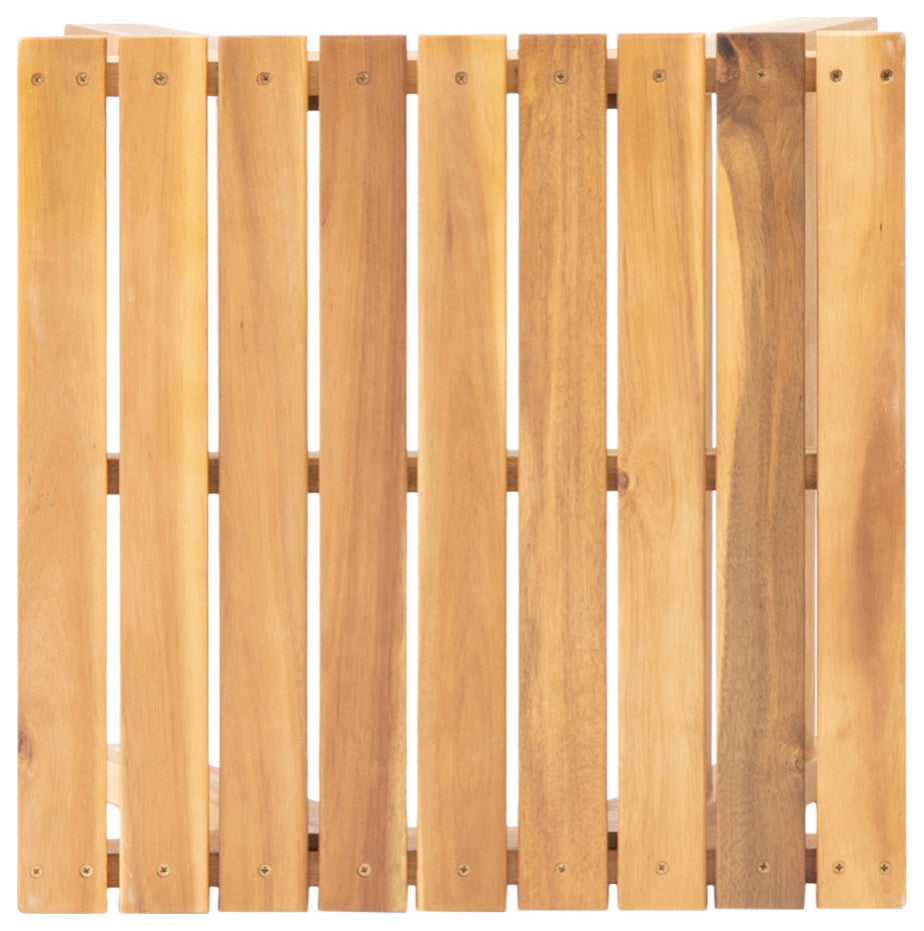 Kailee Outdoor Wooden Side Table, Teak