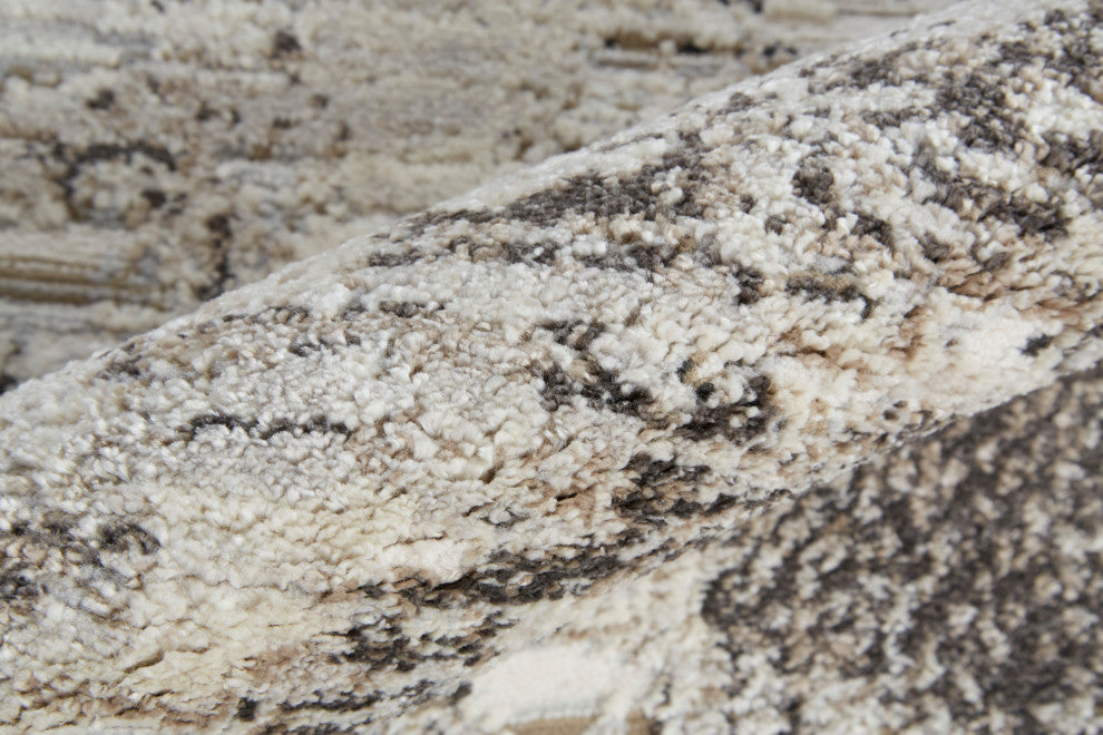 Weave & Wander Kayden Rug, Ivory/Charcoal, 4' X 6'