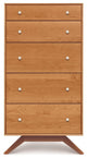 Copeland Astrid 5 Drawer, Natural Cherry