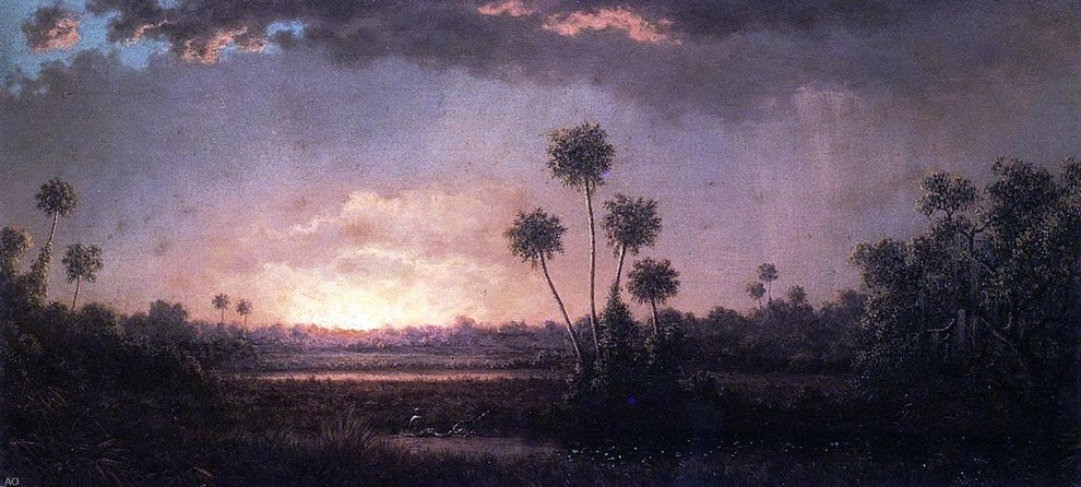 Martin Johnson Heade Sunrise Florida Wall Decal