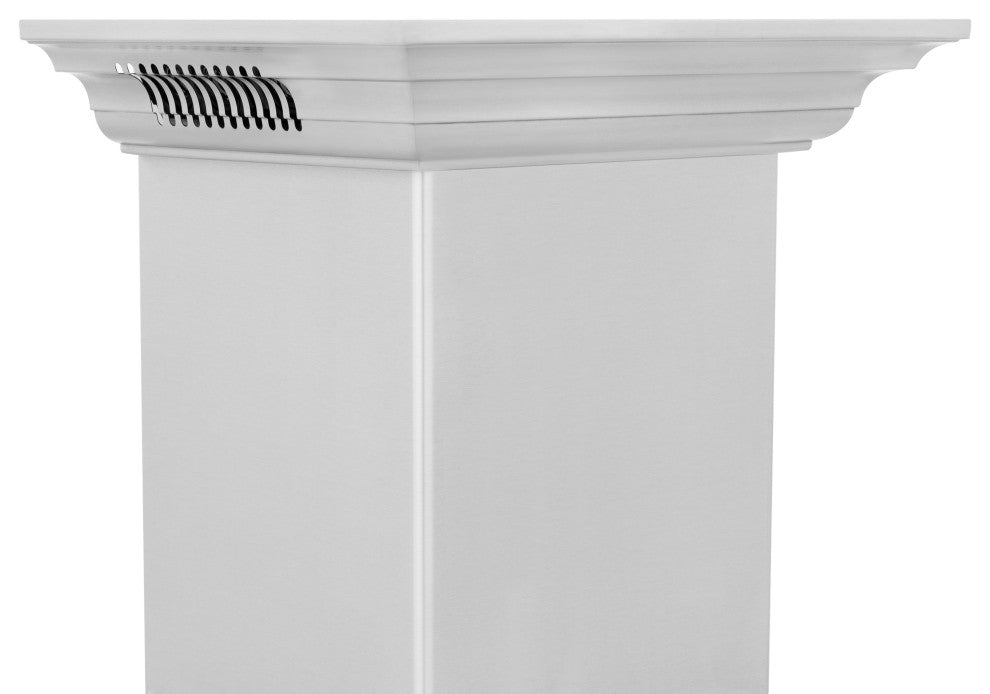 30" ZLINE CrownSound Ducted Vent Wall Mount Range Hood, KN4CRN-BT-30