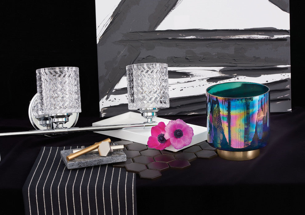 Hinkley Elle Medium Three Light Vanity, Chrome