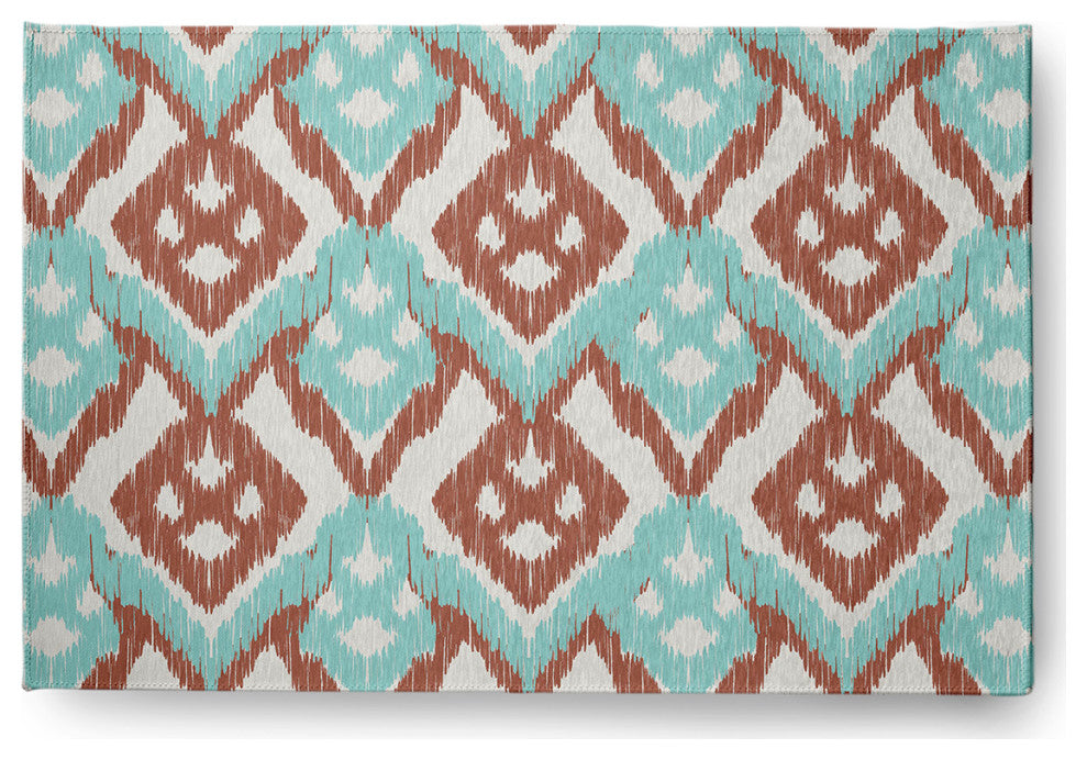 Hipster Spring Chenille Rug, Light Blue, 2'x3'