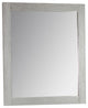 24" Rectangle Wood Frame Mirror, Gray Pine Finish