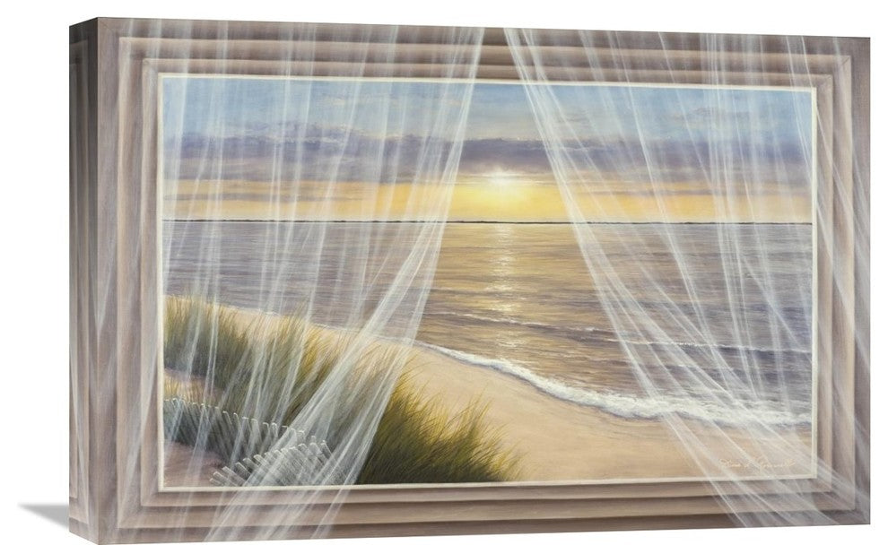"Framed Warm Breeze" Stretched Canvas Giclee by Diane Romanello, 24"x16"