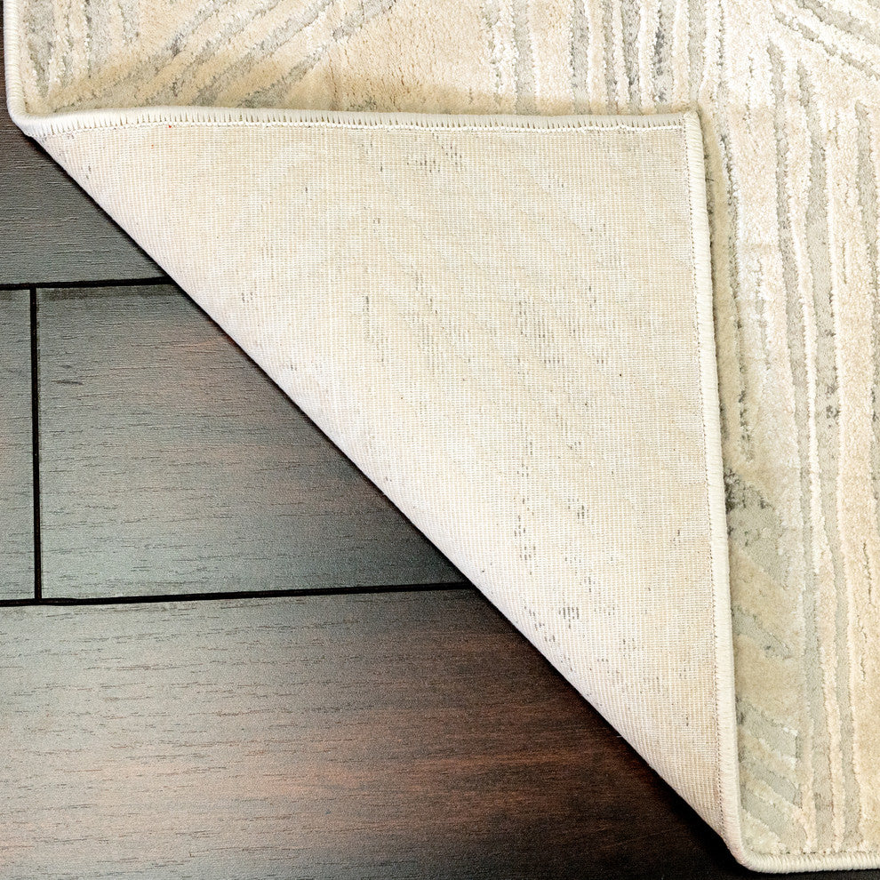 Quartz Ivory Area Rug, 7.10''x10.10''
