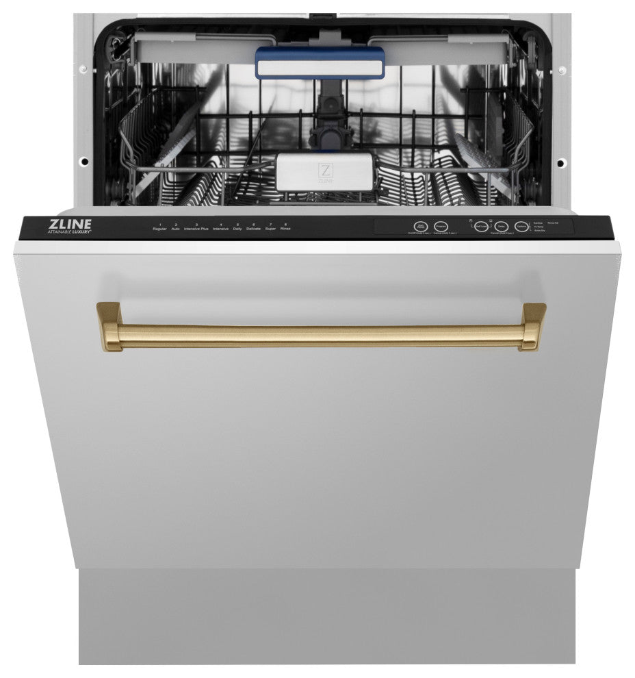 ZLINE 24" Tall Tub Dishwasher, Stainless Steel DWVZ-304-24-CB