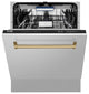 ZLINE 24" Tall Tub Dishwasher, Stainless Steel DWVZ-304-24-CB