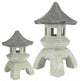Medium Pagoda Lanterns, 2 Piece Set