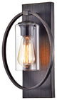 Astrid Wall Sconce with Clear Glass Shade