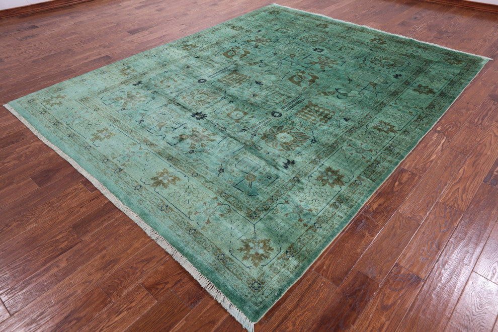 8' 2" X 10' 4" Handmade Overdyed Full Pile Rug - PR2379