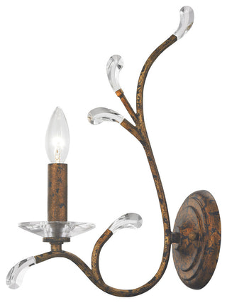 Serafina Wall Sconce, Hand Applied Venetian Golden Bronze