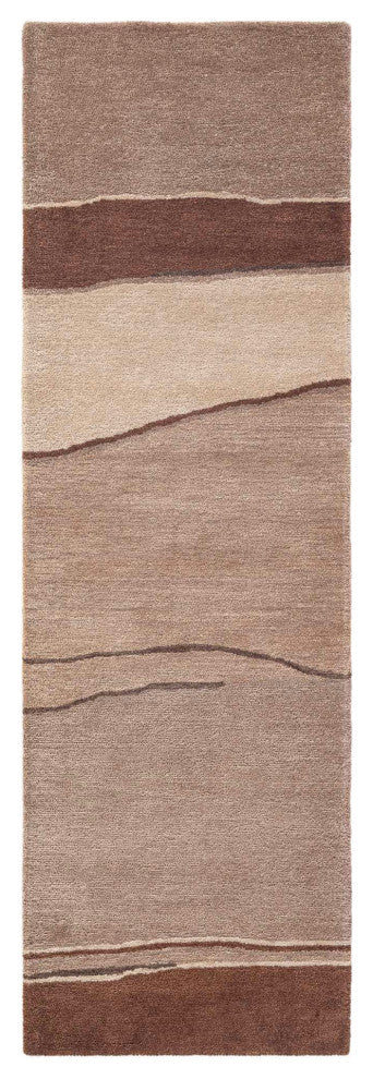Salina Oliver Area Rug, Brown, 2'6"x8'