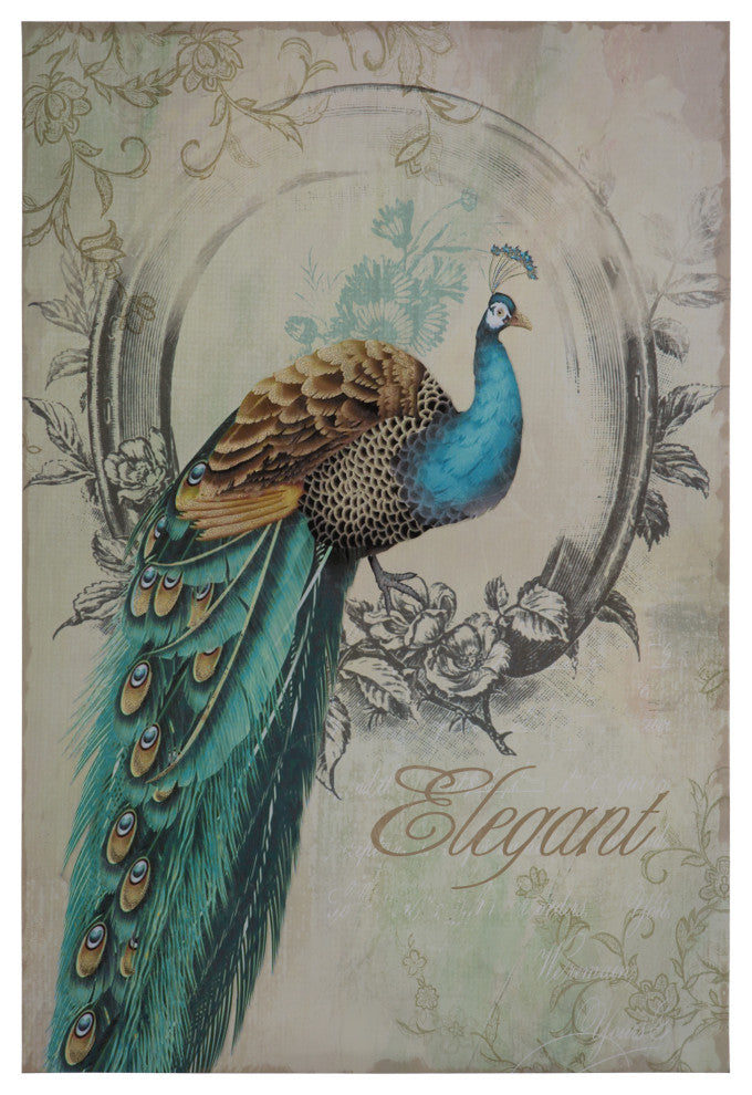 Peacock Poise I