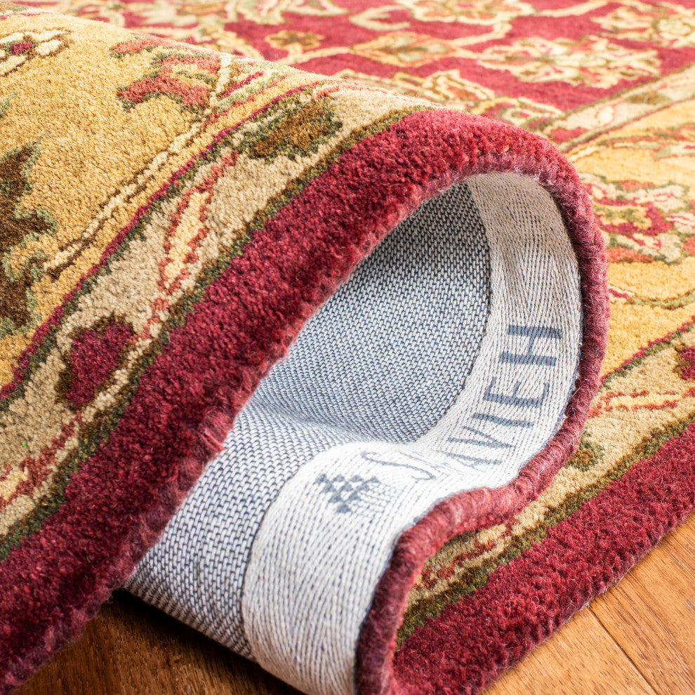 Safavieh Golden Jaipur Collection GJ250 Rug, Burgundy/Gold, 5'x8'