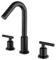 Deck Mounted Dual Handles High-Arc Widespread Bathroom Faucet