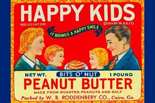 Happy Kids Bits O' Nut Peanut Butter- Paper Poster 20" x 30"